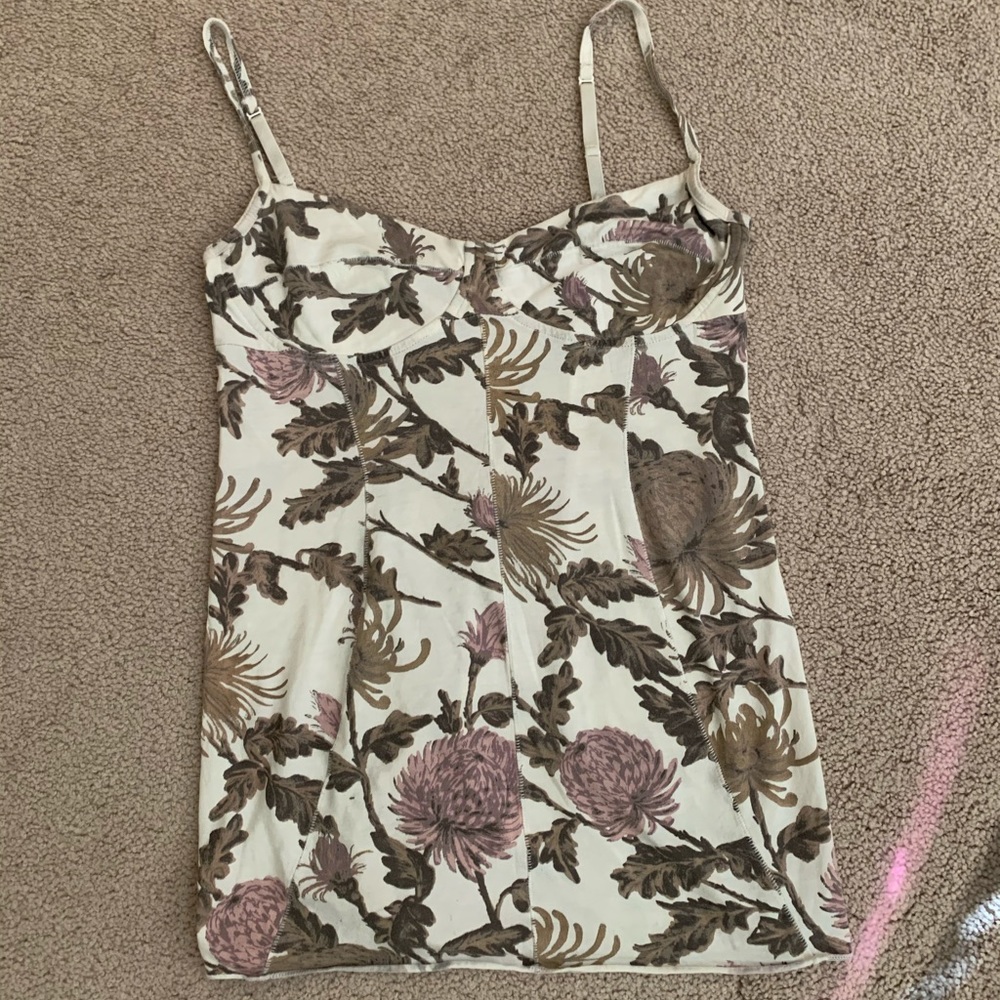 Off- White Wilfred Flower Tank top